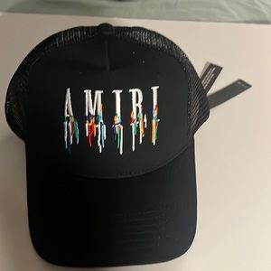 Amiri paint drip Cap Hat